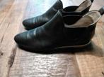 Zgan Agl instappers mt 39,5  zwartleer, Ophalen of Verzenden, Zo goed als nieuw, Instappers