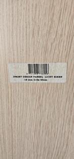 Plank design paneel licht eiken fineer 18 mm 210x60 cm, Doe-het-zelf en Verbouw, Ophalen, Minder dan 25 mm, Zo goed als nieuw