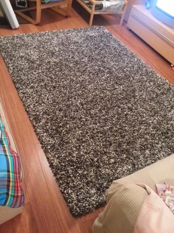 Trendy hoogpolig vloerkleed gemêleerd bruin/beige  beschikbaar voor biedingen