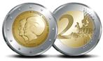 2 euro Nederland 2013 - dubbelportret, Euro's, Ophalen, Koningin Beatrix
