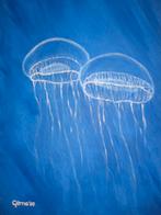 Zelf geschilderd op doek met acryl, Ophalen