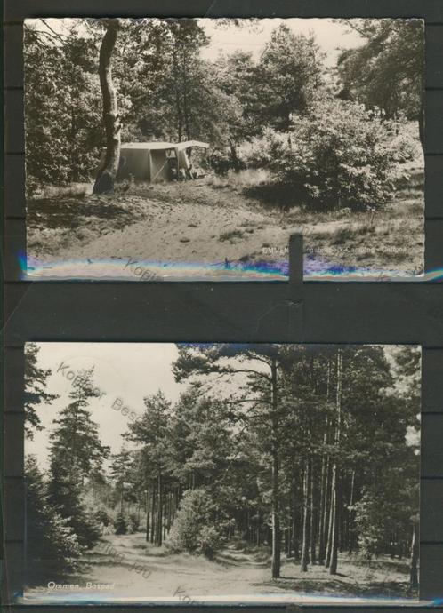 Oosterbeek Camping Calluna 2x Foto-Ansichtkaart f-108 jdu, Verzamelen, Ansichtkaarten | Themakaarten, Gelopen, 1960 tot 1980, Natuur