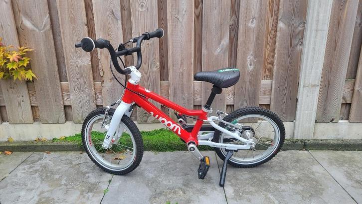 Woom 2, Fietsen en Brommers, Fietsen | Kinderfietsjes, Zo goed als nieuw, Minder dan 16 inch, Zijwieltjes, Ophalen