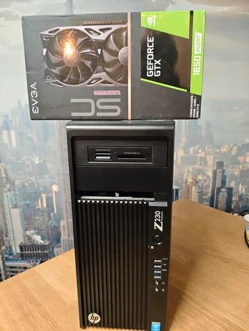 HP Z230 xenon E3 1281 v3 + 32 GB Ram Geforce GTX 1650 Super beschikbaar voor biedingen