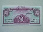 443. Groot Britanië, BAF 1 pound 1962 UNC 4th series., Postzegels en Munten, Bankbiljetten | Europa | Niet-Eurobiljetten, Los biljet