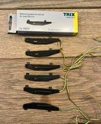 Minitrix  6 x l en 1 x r elektr. wisselaandrijvingen, Gelijkstroom, Trix, Rails, Ophalen of Verzenden
