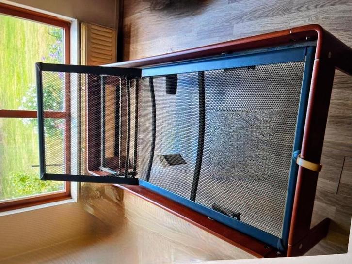 auping Auronde 90x200 elektrisch verstelbaar, Huis en Inrichting, Slaapkamer | Bedden, Gebruikt, Eenpersoons, 90 cm, 200 cm, Hout