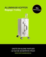 Bagage Trolley Zilver, Ophalen, Overige materialen, 50 tot 60 cm, Nieuw