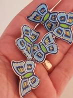 Vintage partij cloissonne vlinders pins, Verzamelen, Speldjes, Pins en Buttons, Ophalen of Verzenden, Zo goed als nieuw