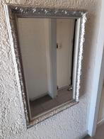 Zilveren barok spiegel ca 53 x 78 cm, Ophalen of Verzenden, Zo goed als nieuw, Rechthoekig, Minder dan 100 cm