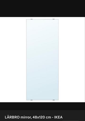 IKEA Lärbro Spiegel 120x48 cm + Hangers beschikbaar voor biedingen