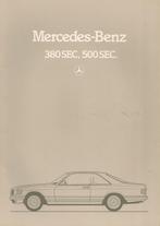 Folder Mercedes 380 SEC, 500 SEC, juni 1983, Ophalen of Verzenden, Nieuw, Mercedes