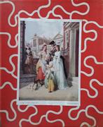 Oude Perfect puzzel jaren '50. Ruim 350 stukjes. Compleet., Ophalen of Verzenden, Minder dan 500 stukjes, Zo goed als nieuw, Legpuzzel