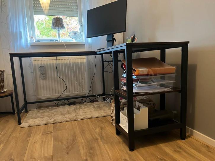 nieuw L-bureau, Huis en Inrichting, Bureaus, Zo goed als nieuw, Bureau, Ophalen