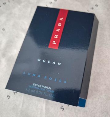 PRADA OCEAN luna rossa edp sample proefje NIEUW parfum heren beschikbaar voor biedingen