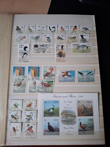 Postzegelcollectie Vogels - Fauna en Flora 1989 beschikbaar voor biedingen