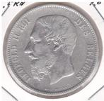 België, 5 Francs, 1873, Zilver, Ophalen of Verzenden, Zilver, Losse munt
