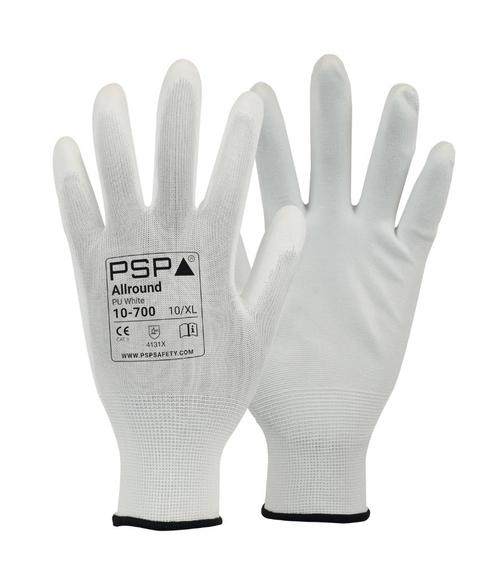 Werkhandschoenen PSP 10-700 Allround PU White Nylon (Wit), Tuin en Terras, Werkkleding, Nieuw, Dames, Heren, Kinderen, Handschoenen