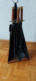 Metalen haardset, Huis en Inrichting, Haarden, Ophalen, Gebruikt, Houthaard