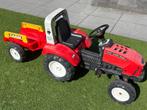 Traptractor met aanhanger, Ophalen, Gebruikt, Trapvoertuig