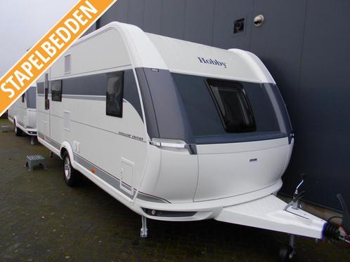 Hobby Excellent Edition 560 KMFe model 2024 2000 KG a, Caravans en Kamperen, Caravans, Bedrijf, tot en met 6, Overige, Hobby, Dwars-stapelbed