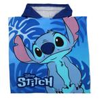Stitch Badponcho - Sneldrogend - Blauw - Disney, Stitch, Jongen of Meisje, One size, Nieuw
