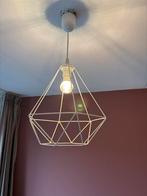 Hanglamp draad wit, Ophalen of Verzenden, Zo goed als nieuw, Metaal, Minder dan 50 cm