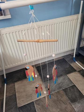 Slaapkamer Hang ornament met papegaaien van gehard glazuur  beschikbaar voor biedingen