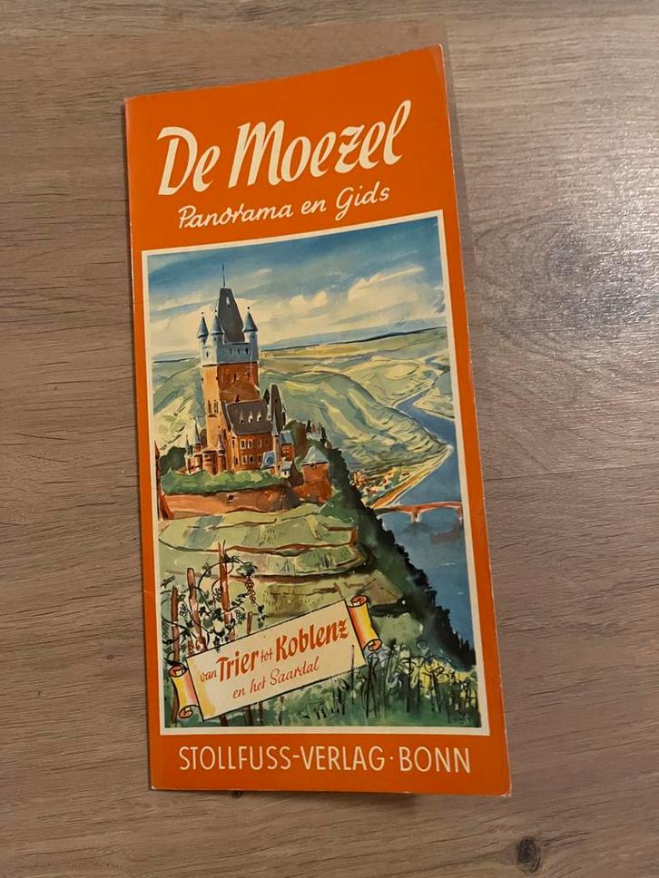 Oude Moezel Panorama Gids - Jaren '60, Boeken, Atlassen en Landkaarten, Gelezen, Landkaart, Duitsland, 1800 tot 2000, Ophalen of Verzenden
