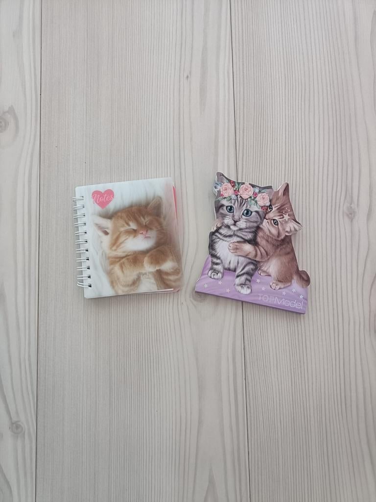 Notitieboekjes katten/poezen, Ophalen of Verzenden