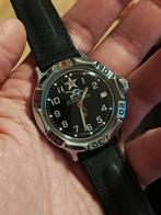 Vintage Vostok Komandirskie, Ophalen of Verzenden, Gebruikt, Zwart