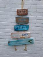 Beach bordjes decoratie tuin, Ophalen of Verzenden, Nieuw