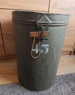 Oude vintage leger militaire ton kist, Ophalen, Gebruikt