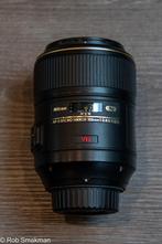 Nikon AF-S 105mm 2.8 VR macro lens, Ophalen of Verzenden, Zo goed als nieuw, Macrolens