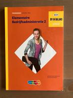 Elementaire Bedrijfsadministratie 2 - Theorieboek Niveau 3&4, Boeken, Diverse schrijvers, Beta, Ophalen of Verzenden, Zo goed als nieuw