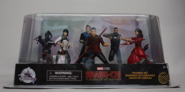 Marvel's Shang-Chi and the Ten Rings pvc set 6 figuurtjes, Verzamelen, Film en Tv, Gebruikt, Film, Beeldje, Replica of Model, Verzenden