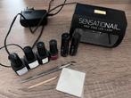 Sensationail gellak set + led lamp en verschillende lakjes, Ophalen of Verzenden, Gebruikt, Handen en Nagels, Toebehoren