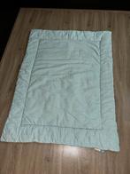 Stevig boxkleed blauw/mintgroen, Kinderen en Baby's, Boxen, Ophalen of Verzenden, Zo goed als nieuw, Boxkleed