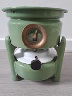 Vintage Petroleumstel - Groen Emaille, Ophalen