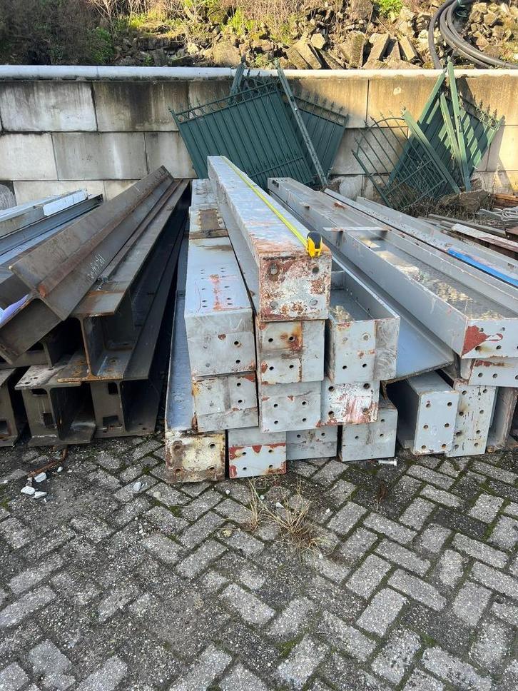 Partij zware HEB260 balken met lengte 6,5m., Doe-het-zelf en Verbouw, Metalen, Gebruikt, IJzer, Ophalen