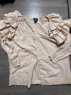 H&M vest met ruches - Maat M, Ophalen of Verzenden, Zo goed als nieuw, Maat 38/40 (M), Beige