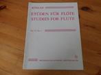 Kohler - etuden fur flote op. 33, Muziek en Instrumenten, Gebruikt, Klassiek, Dwarsfluit of Piccolo, Ophalen of Verzenden
