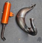 Hgs uitlaat ktm 85 / gasgas 85 tm 2024 voorbocht+demper, Motoren, Ophalen of Verzenden, Gebruikt