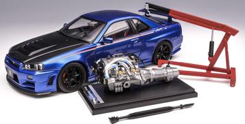 Motorhelix 1:18 Nissan Skyline GT-R R34 Nismo  beschikbaar voor biedingen