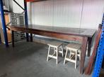 Teakhouten tafel antiek, Huis en Inrichting, Tafels | Eettafels, Ophalen, Gebruikt, Teakhout, 200 cm of meer