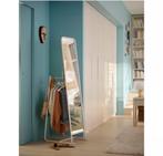 IKEA Staande Spiegel met Kledingrek - Wit 48x160cm, Huis en Inrichting, Kasten | Kledingkasten, Ophalen, Minder dan 50 cm, 150 tot 200 cm