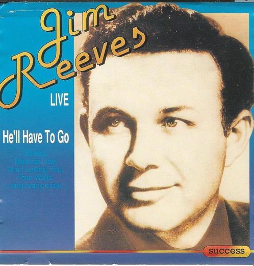 Jim Reeves - Live / He'll have to go = 16 tracks = 2,99, Cd's en Dvd's, Cd's | Country en Western, Zo goed als nieuw, Ophalen of Verzenden