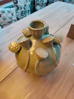 Groene pistache Lotus Vaas van Daan Kromhout, Huis en Inrichting, Woonaccessoires | Vazen, Ophalen, Overige kleuren, Aardewerk of Porselein