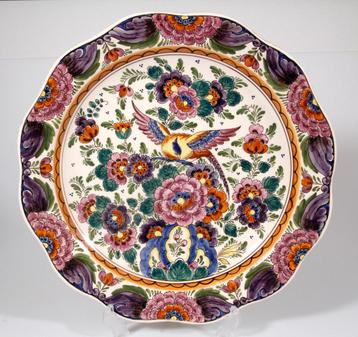 Makkum wandbord  doorsnede 41 cm. beschikbaar voor biedingen