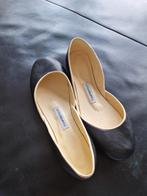 Ballerina's echt leer maat 41 (valt iets kleiner), Zwart, Zo goed als nieuw, Ballerina's, Ophalen of Verzenden